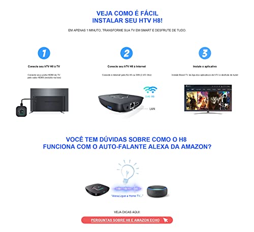 Bomix 2023 Newest H8 Htv8, Htv 7 Updated Box Iptv Brazil More Videos 8K Hdr Image Android 11 Hdmi 2.0 Lan Multi-Media #TOP4
