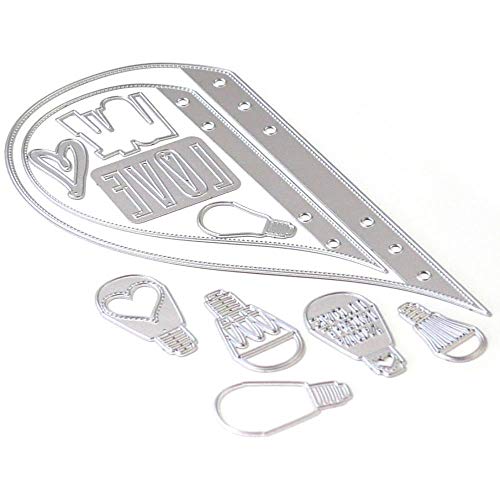 ELIZABETH CRAFT DESIGNS ELIZABETH CRAFT DIE HALF HEART, us:one size