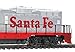 Walthers Trainline EMD HO Scale GP9M Ready-to-Run Sante Fe (Superfleet) #2092