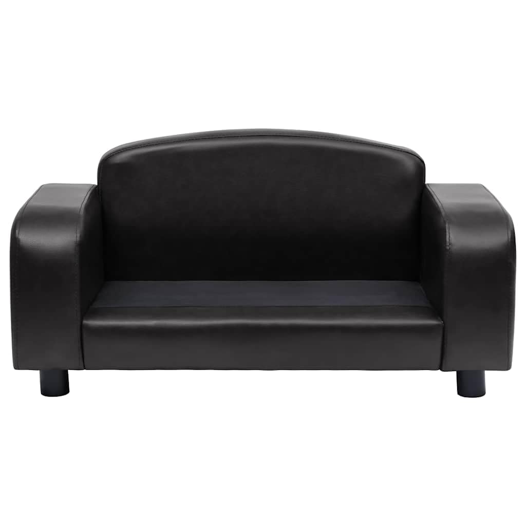 Sofa Dla Psa, Czarna, 80x50x40 cm, Sztuczna Skóra