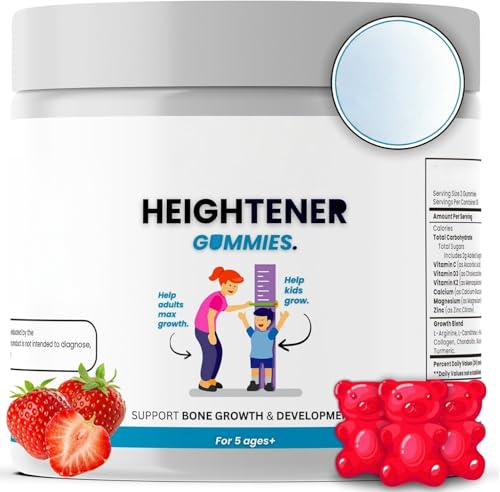 Gummies croissance hauteur et force des os pour toute la famille