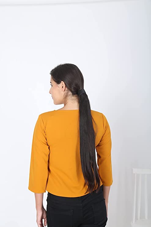 NAVMAV Wrap Around Ponytail Synthetic Hair Extension Curly Wavy Straight Wig Braid Extension Hairpiece For Girls And Women (Black Hair Extension 17Inch) 3