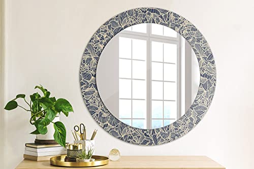 Miroir Intérieur Verre Ø60 cm à réflexion nette pour le bricolage