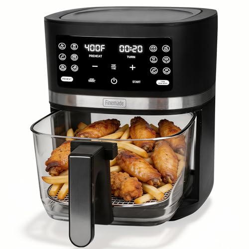 FineMade 12-in-1 Glass Air Fryer
