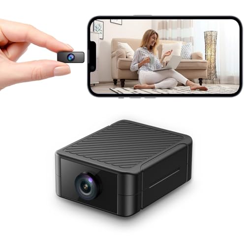 Kercan 2025 4K Hd Hidden Camera | Mini Nanny Cam For Home Security | Works With Or Without Wifi | Free Cloud & Sd Storage | Night Vision | App Control For Baby/Pet/Nanny Monitoring (Single)-image