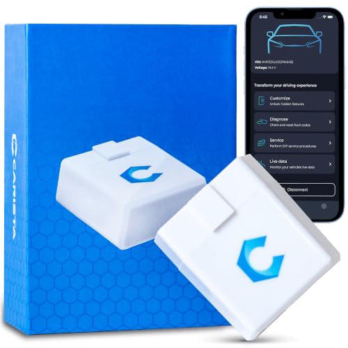 Carista OBD - Bluetooth OBD2 Scanner - Car Scanner Diagnostic Tool and Code Reader with Access to Diagnostics Customizations Service Tools and Live Data - Subscription Required