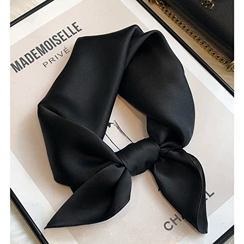 Ciormis 100% Mulberry Silk Scarf-Women's 21''/27''Square Silk Hair Head Scarf Neckerchief with Gift Packaged2