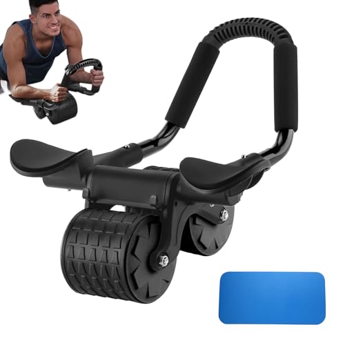 Rouleau Abdominal AB Wheel OcioDual – Entraîneur Noir, 3 Ans Garantie