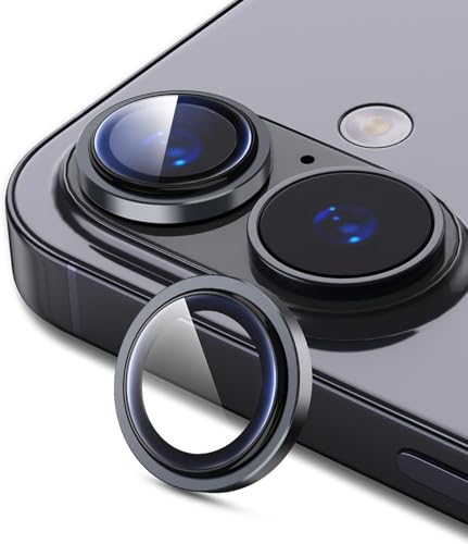 Image of Lensarmor Compatible With Black iPhone 17 Camera Lens Protector - 9H Tempered Glass, Premium iPhone 17 Lens Cover, Scratch Resistant, Flash-Friendly Camera Protector