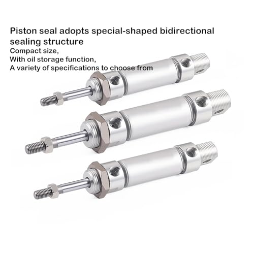 Cylindre pneumatique compact MBL course 175mm mini vérin de tri
