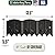 Dalen HammerEdge Pound in Edging - 16 Durable Interlocking Pieces -18 feet of Coverage - Made in USA - Easy to Install - 1 Pack