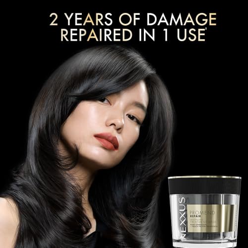 Image of Nexxus Promend Repair Keratinizing Treatment Mask For Damaged Hair 200ml | 12 X Stronger | 200% Smoother | Crafted with Magnolia Parfum Fragrance Profile (Pack of 2)