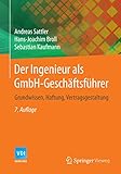 Der Ingenieur als GmbH-Geschäftsführer: Grundwissen, Haftung, Vertragsgestaltung (VDI-Buch)