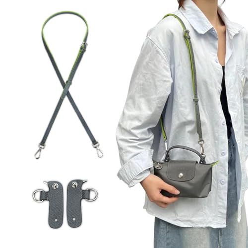 Image of Jiesinlov Leather Bag Shoulder Strap Replacement Crossbody Adjustable Conversion Kit Fit for Mini Pouch
