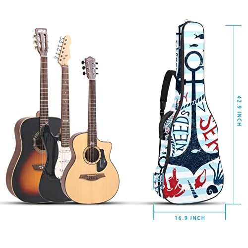 Hondank Housse de protection épaisse en éponge imperméable pour guitare acoustique, électrique, basse, guitare classique… - Les Beatles, Paul McCartney, John Lennon, RIngo Starr, George Harrison Hondank Housse de protection épaisse en éponge imperméable pour guitare acoustique, électrique, basse, guitare classique… – Image 6