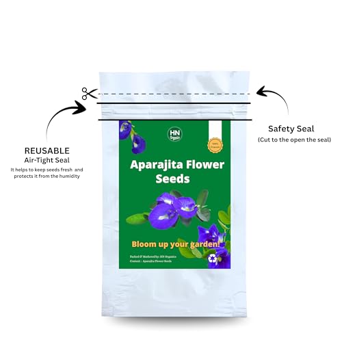 Image of Aparajita Blue Flower Seeds for Home | Garden | Trellis | High Germination Rate (Aparajita Flower)