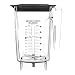Blendtec WildSide+ 3 Quart Jar (90 oz), Five Sided, Professional/Commercial Grade Blender Jar, Soft Lid, BPA-free, Clear