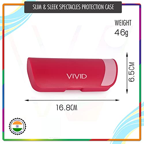 Image of VIVID Unisex Specs Magnetic Eyewear Dabbi Faux Leather Hard Case Cover