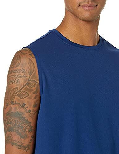 Image of Amazon Essentials Men's Gym Tank Tops, Moisture-Wicking Dry Fit Breathable Muscle Shirts, Pack of 2