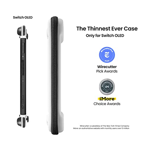 tomtoc Capa para interruptor para Nintendo Switch OLED, capa fina para interruptor OLED com 10 cartu