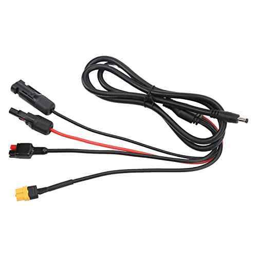 Wtyczka Solarna do Kabla Dc 5,5 X 2,1 Mm Abs Wtyczka Panelu Słonecznego do Kabla Adaptera Dc 5,5 X 2,1 Mm do Prądu Stałego