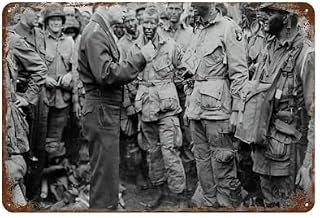 Genera Dwight Eisenhower And Sodiers ster Modern Home Wa Decoration Art Meta T ster20x30c (Unframe, 12x18)