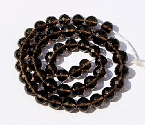 Perles de quartz fumé naturel 7-10 mm pour créer vos bijoux bohèmes chic