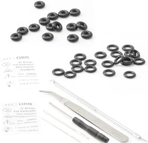 Prosthetic O Rings Mini Implant Surgical O Rings Replacement Kit for Glidewell Inclusive ...