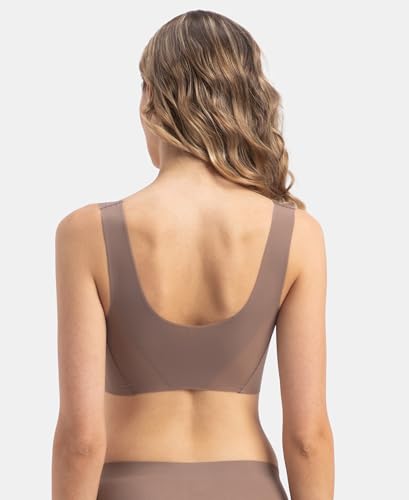 Image of Jockey 1839 Lounge Bra | Wirefree | Padded | Full Coverage | 360 Degree Stretch and Removable Pads | Microfiber Nylon Fabric