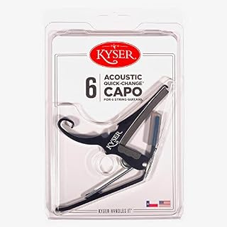 Kyser Capodastre Quick-Change pour guitares acoustiques à 6 cordes, Noir, KG6B - Les Beatles, Paul McCartney, John Lennon, RIngo Starr, George Harrison Kyser Capodastre Quick-Change pour guitares acoustiques à 6 cordes, Noir, KG6B – Image 4