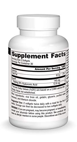 Source Naturals Hyaluronic Acid Injuv 70Mg - 60 Softgels #TOP2