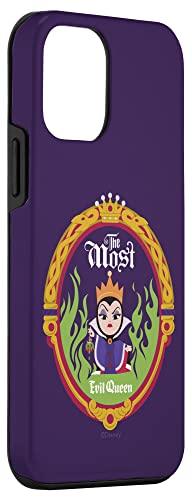 Coque iPhone 12 mini Disney Villains Evil Queen Chibi violette - 3