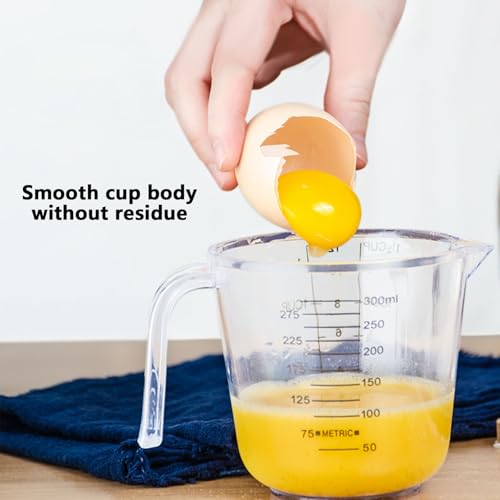 Vaso medidor plástico 1.5 tazas con agarre y pico miniatura 4