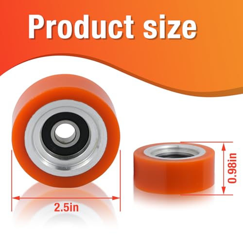 Delixike 70298701P 6Pack-70298701-70568201 Support Roller Bearing Compatible With for Alliance/Huebsch/Speedqueen/IPSO Dryer(6Pack) by Delixike - Image 2