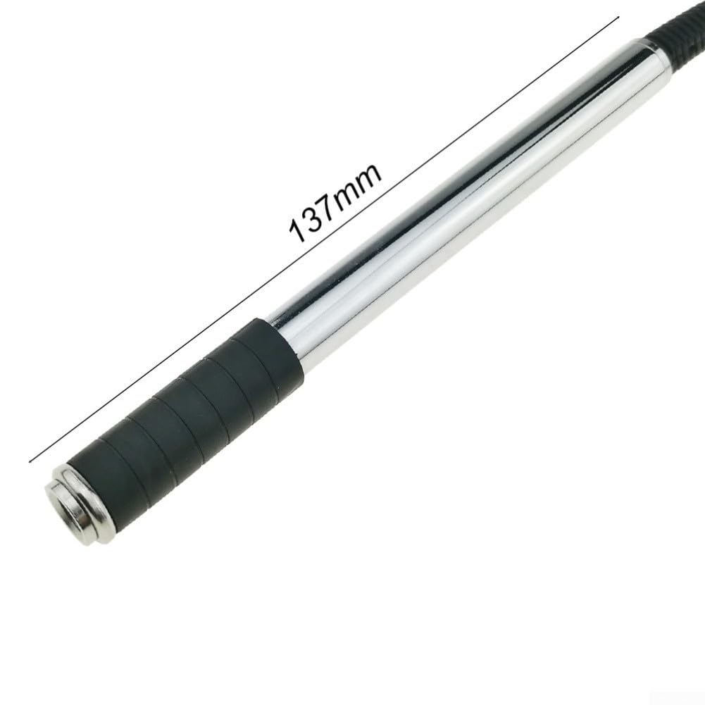 Mango de soldador para T12 72 W, color plateado y negro