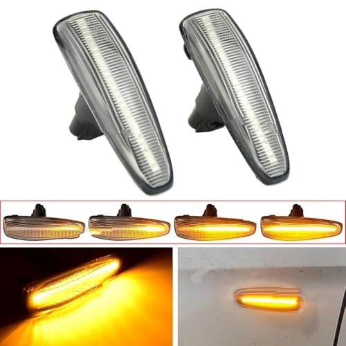 dla Mitsubishi dla Lancer dla Evo X dla Outlander dla sportu dla Mirage 2 szt. Dynamiczne boczne światło kierunkowskazu lampa obrysowa boczny kierunkowskaz kierunkowskaz kierunkowskaz
