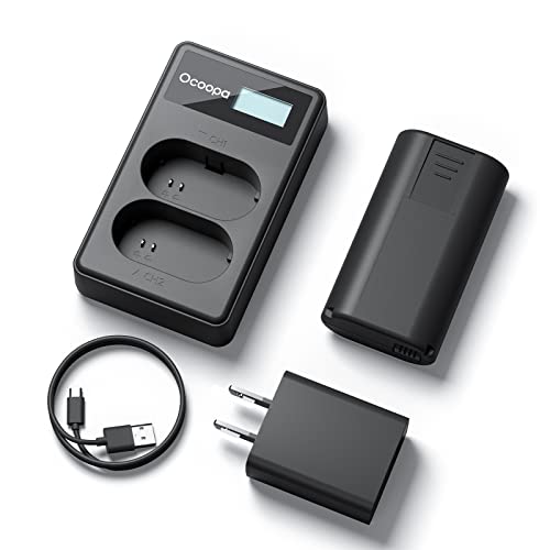 OCOOPA Battery Charging Kit Compatible with Union 5 Hand Warmer, Include Replacement Battery and Charging Base of Battery