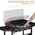 ADREAK 25.6'' Gas Griddle Flat Top Grill with Lid, 3-Burner Tabletop Portable Propane Griddle for Outdoor Cooking, BBQ, Camping & Tailgating Barbecue, 45,000BTU Output