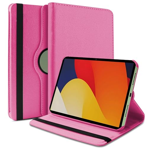 Image of TGK 360 Degree Rotating Flip Cover Case for Moto Pad 60 Pro 12.7 inch 2025 Release Tablet (Hot Pink)