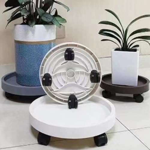 Plateau de soucoupe pour jardinière à roulettes et support de plante mobile - 7