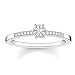 Produktbild Thomas Sabo Damen-Ring Glam & Soul 925 Silber Diamant (0.05 ct) weiß Gr. 56 (17.8) - D_TR0022-725-14-56
