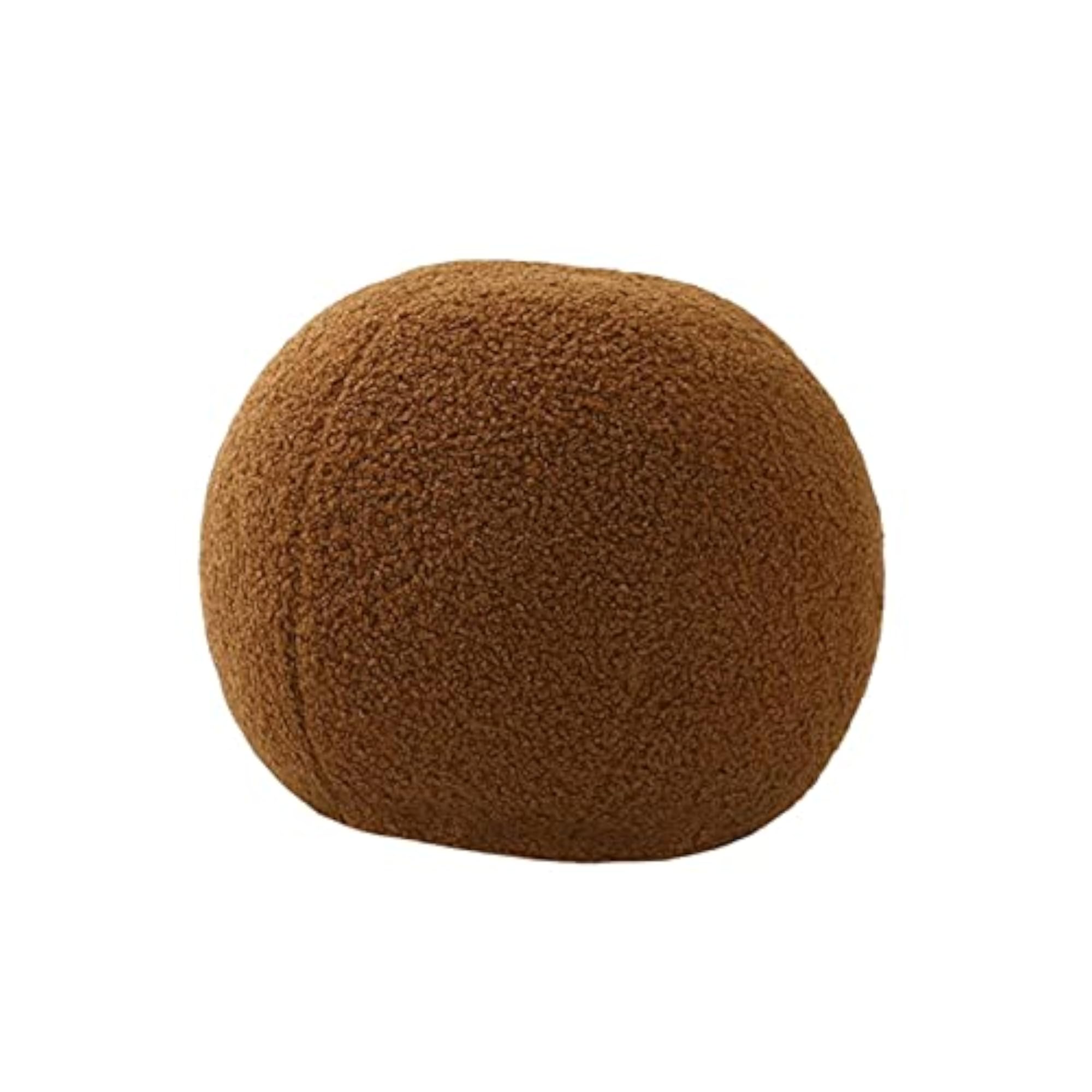 Round Brown Pillow Cushion Plush Toy for Valentines