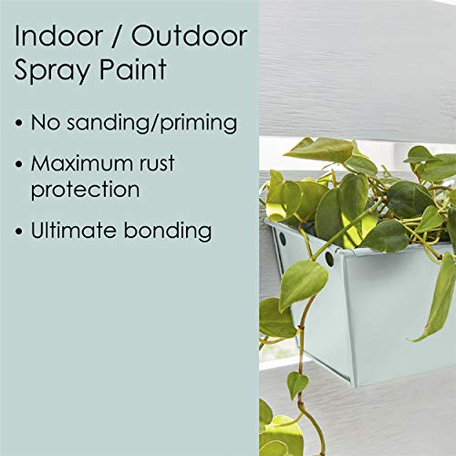 Image of Krylon Fusion All-In-One Adhesive Spray Paint for Indoor /Outdoor Use, 12 oz, Vintage Blue