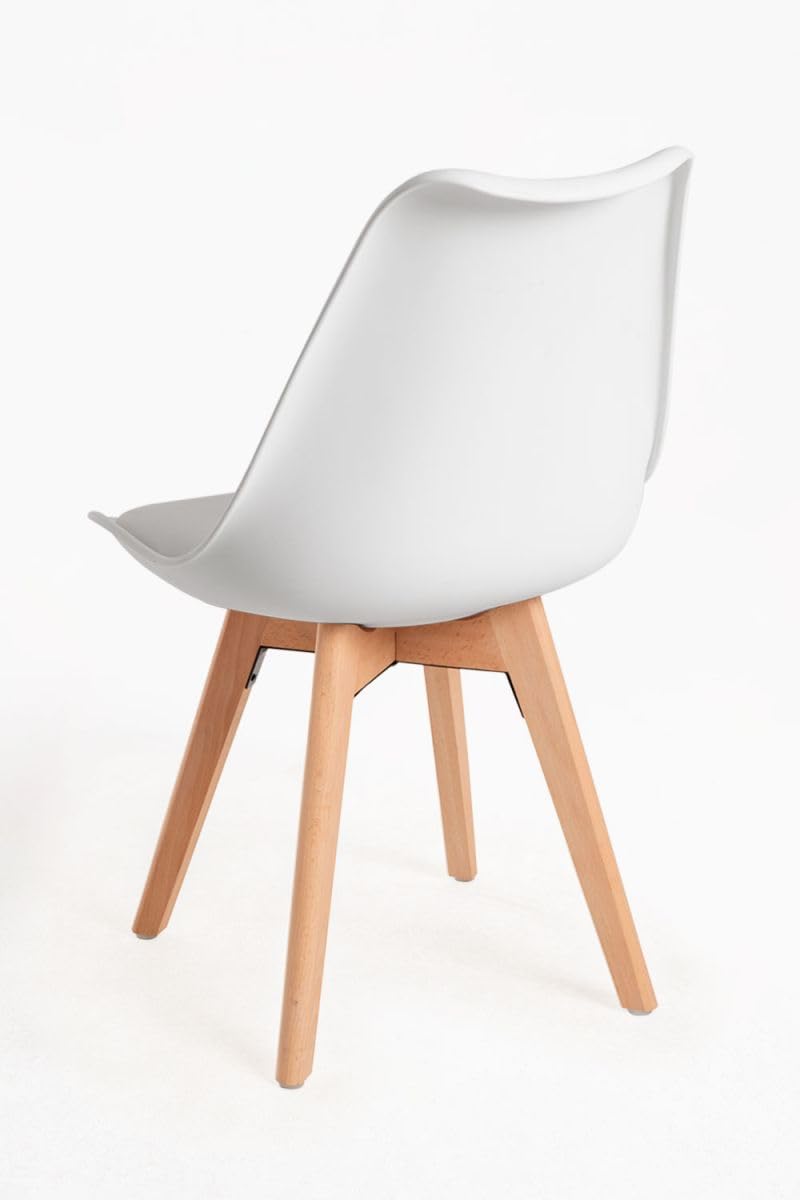 Regalos Miguel - Packs Sillas Comedor - Pack 2 Sillas Synk Basic - Blanco
