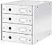 Produktbild LEITZ Schubladenset Click & Store, 6049-00-01, weiß, 251x59x330mm, 1.500g/qm