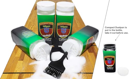 YDDS Shuffleboard Wax - Shuffleboard Sand 4 Pack with Mini Brush and Dustpan Set (4 x 14oz) - Thumbnail 5