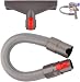 Wingsflying Kit de herramientas de colchón para Dyson V10 V8 V7 inalámbrico absoluto, herramienta de colchón y manguera de extensión con botón de liberación rápida para Dyson V7 Animal Trigger