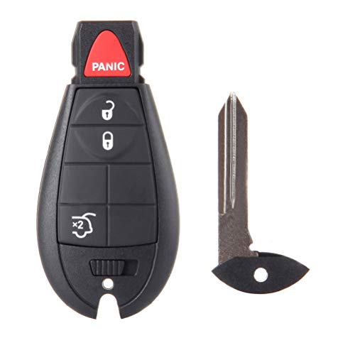 ECCPP 1PCS Keyless Entry Rmote Key Fob 56046638AB Compatible With 2008 For Jeep Grand Cherokee L,2010 For Jeep Grand Cherokee Car Key Fob
