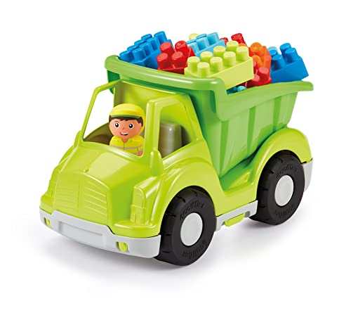 Jouets Ecoiffier - 1483X6 - Camion garni - Abrick - Jeu de construction pour enfant - Dès 18 mois - Fabriqué en France