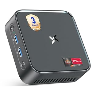Huidun (Garantía de 3 años H80 Mini PC, AMD Ryzen 5 con Win 11 Pro, 16GB DDR4 512GB SSD, Micro Ordenador Compacto con 4K@60Hz UHD, WiFi 5/BT 4.2, Ideal para Teletrabajo, Diseño y Educación